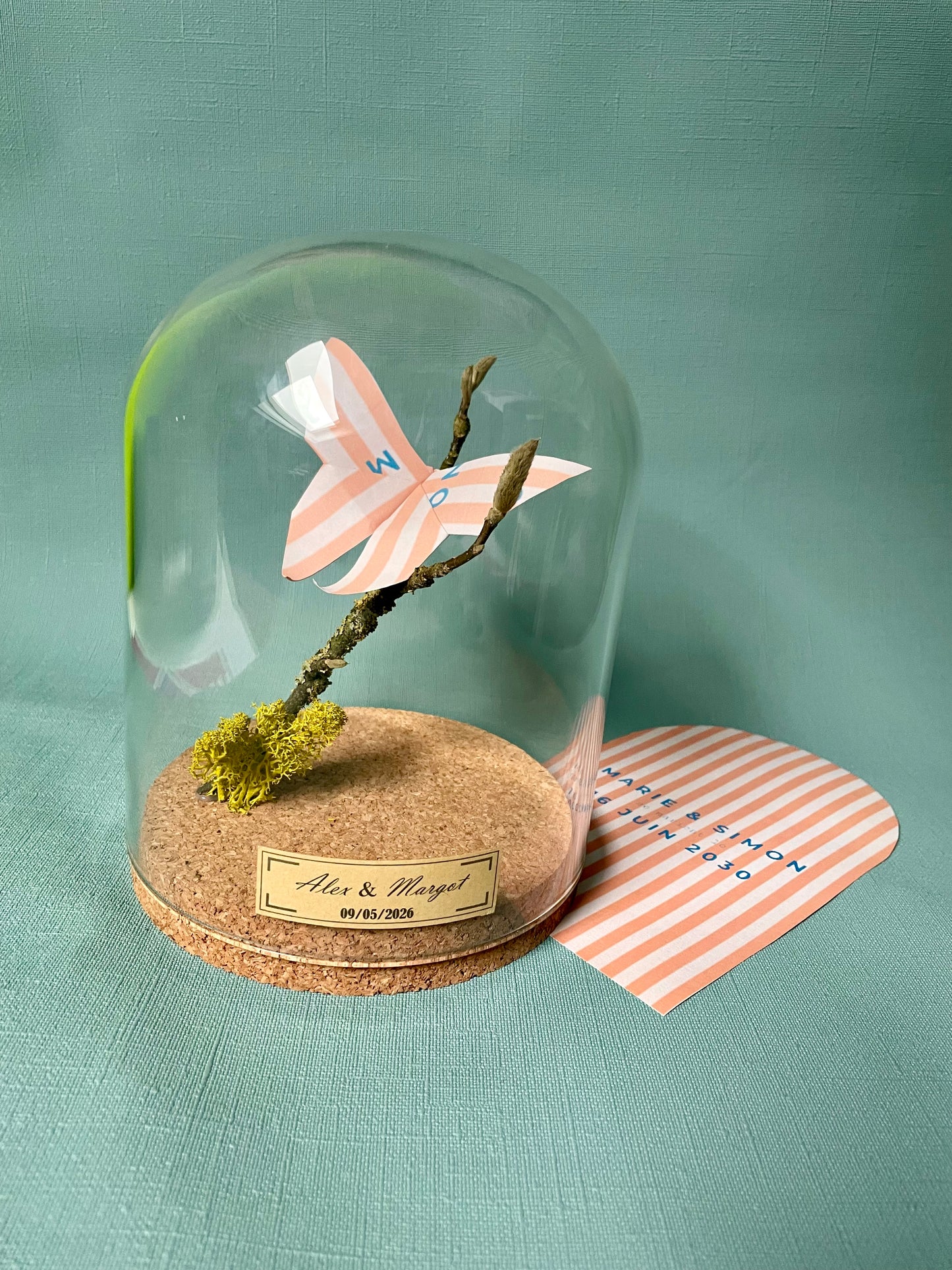 Cloche de mariage XL - cadeau personnalisé
